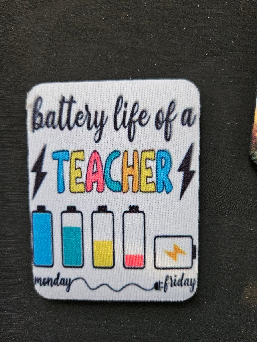 "Battery Life of a Teacher" Lens Cleaning Wipe