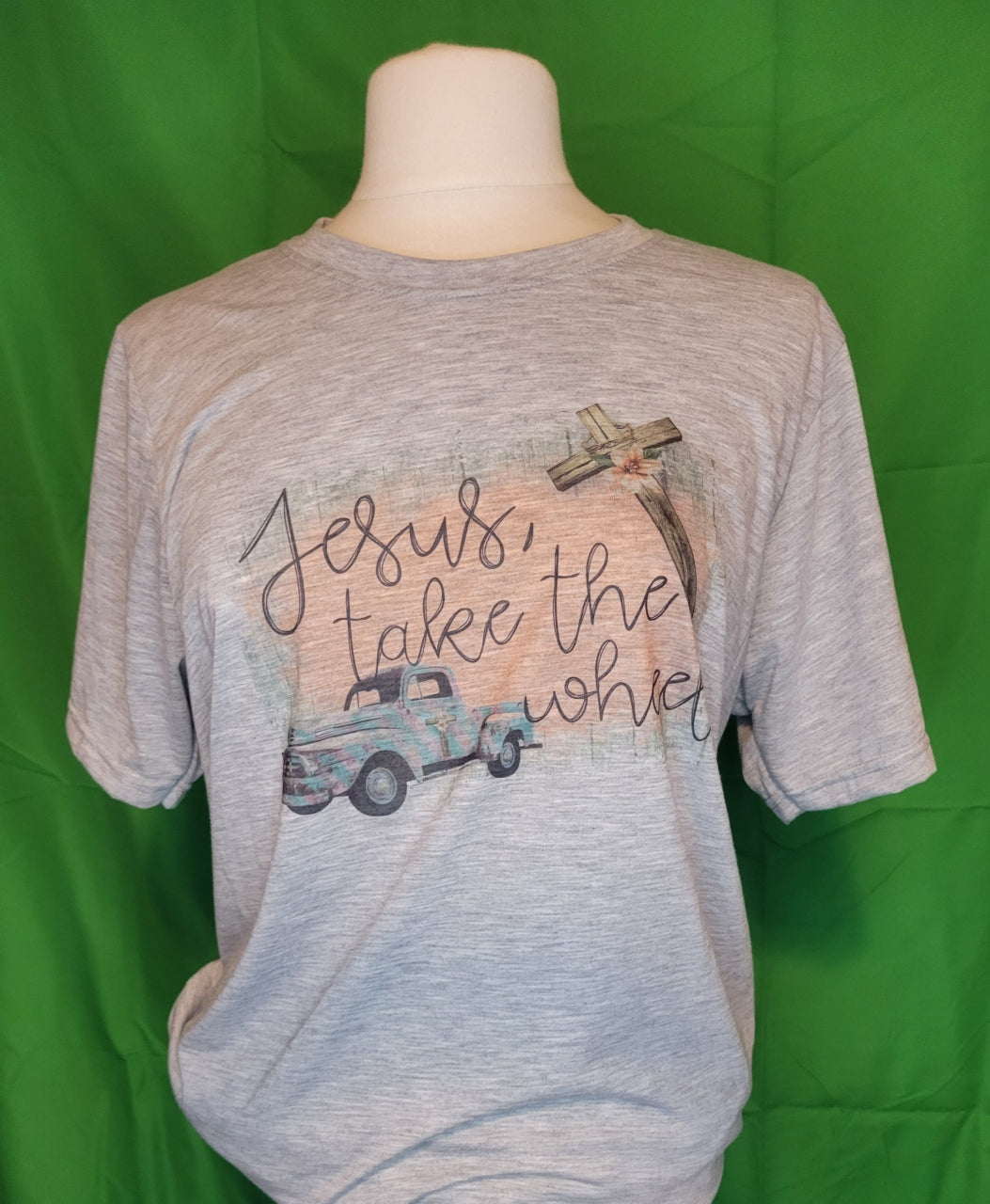 "Jesus, Take the Wheel" Inspirational T-Shirt